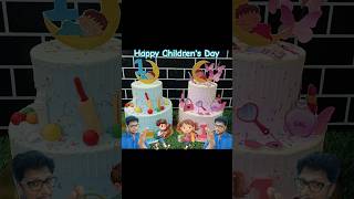 Happy Childrens Day Lucky Customer  Twins Birthday  Cricket Theme  Makeup Cake  Happyoi [upl. by Hillegass424]