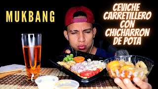 Comiendo ceviche carretillero  Mukbang Perú [upl. by Horner968]