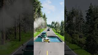 Cars vs Water pit  BeamNGDrive [upl. by Ycaj]