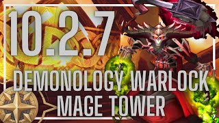 Demo Warlock Mage Tower  The GodQueens Fury  1027  110 Build [upl. by Wolford]