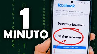 Cómo ELIMINAR cuenta de Facebook en 2024 [upl. by Blakeley]