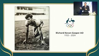 Rod McGeochs tribute at Kevan Gospers Memorial Service HD 1080p [upl. by Soirtemed487]