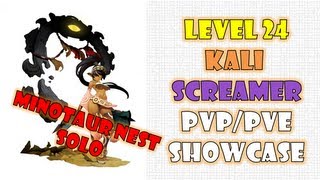 Dragon Nest SEA  Level 24 KaliScreamer Minotaur Nest Solo [upl. by Anire]