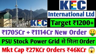 KEC international share latest news  KEC international share KEC share ltd Power Grid share [upl. by Aivilo]