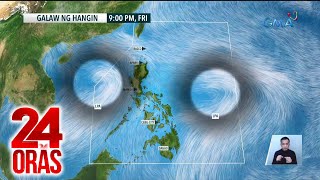 2 LPA sa loob ng PAR binabantayan dahil posibleng maging bagyo  24 Oras [upl. by Leola218]