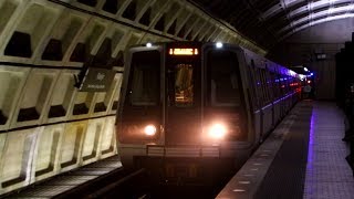 WMATA Metrorail  Alstom 6000 Series Train On The Orange Line [upl. by Adnorrahs]