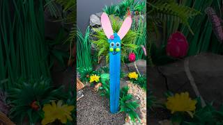 DIY Popsicle Wooden Rabbit Craft for Kids  Easy amp Fun DIY for Kids 🐰✨ diy craft craftyfun [upl. by Eimmot]