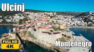 【4K】𝐖𝐀𝐋𝐊 ➜ Ulcinj Montenegro Winter 2024 [upl. by Dichy]