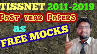 FREE TISSNET Real Previous Year Papers as MOCKS  with analysis and timer based test [upl. by Ialocin]