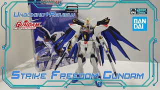 UnboxingReview GU28  STRIKE FREEDOM GUNDAM  GUNDAM UNIVERSE [upl. by Adnoraj50]