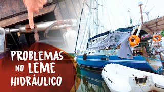 Troca das Mangueiras Hidráulicas do Leme na MCP Yatch  A BORDO EM AL ABORDAJE  Veleiro Dracma [upl. by Cynthea]