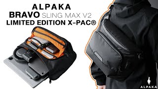 กระเป๋าสลิง x กระเป๋า Messenger  Alpaka Bravo Sling Max V2 Limited Edition Black [upl. by Auohc362]