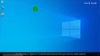 How to Change Your Default Browser Tutorial [upl. by Resee]