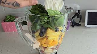 Tropical Smoothie  Healthy Fruity Smoothie Recipe [upl. by Weywadt]