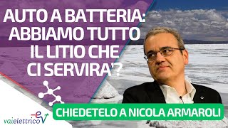 CHIEDETELO A NICOLA ARMAROLI  Auto a batteria abbiamo tutto il litio che ci servirà [upl. by Elletnuahc]