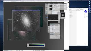 Basic Pixinsight process for two different images from DSLR amp Mono [upl. by Eikcir]