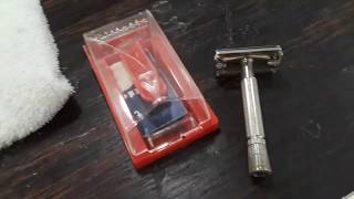 GILLETTE SUPER SPEED Factory Fresh Nickel Replate Part 1 Prep and Polish [upl. by Melony]