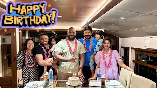 40Th 😂 Birthday Celebration 🎉 In luxury Houseboat [upl. by Ailema737]