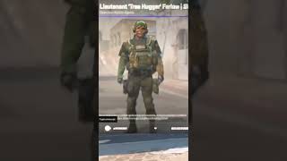 Agents in CS2 Lieutenant Tree Hugger Farlow  SWAT [upl. by Anura]