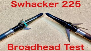 SWHACKER 225 3 Blade Mech Broadhead Test [upl. by Thorley]