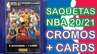 MAIS 21 SAQUETAS NBA 202021 Saquetas Cromos Panini [upl. by Cynar]