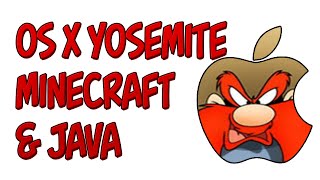 Minecraft  Java on Mac OS X Yosemite and Minecraft 18 [upl. by Eisaj]