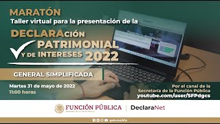 ¿Cómo llenar mi Declaración Patrimonial y de Intereses 2022  Simplificada [upl. by Edelsten606]