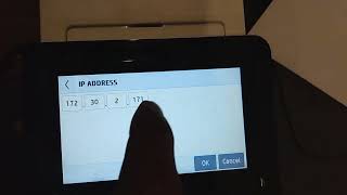How to Set the IP address  How to Change the IP address for HP LaserJet Enterprise M611  2024 [upl. by Patricia]