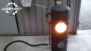 Build a New and improved fantastic output Waste Oil Burner [upl. by Petronella247]