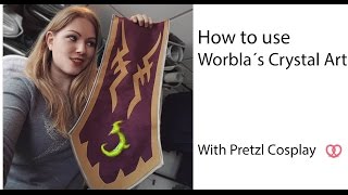 How to use Worblas Crystal Art  Cosplay tutorial [upl. by Engvall]