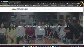 How to Track and Download Certificates and Licenses from Ease of Doing Business Portal of Arunachal [upl. by Groeg]