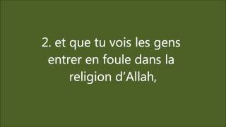 Coran  Sourate 110 An Nasr Le Secours النّصر [upl. by Iene]