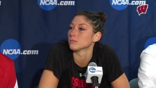 Wisconsin Volleyball Press Conference After Advancing to Regional Final [upl. by Teerprah]