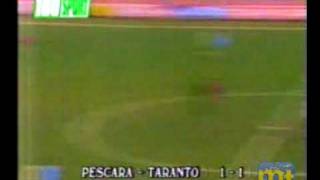 Pescara 11 Taranto Goal di Brunetti Serie B 19911992 [upl. by Farnsworth]