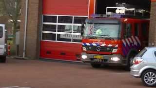 Opkomst En Uitruk Brandweer Ouderkerk [upl. by Belding]