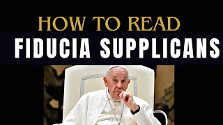 Fiducia Supplicans How to Read Fr Joseph Iannuzzi Pope Francis Vatican Media End Times [upl. by Wira]