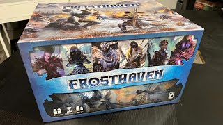 FROSTHAVEN Unboxing NO SPOILERS [upl. by Airel]