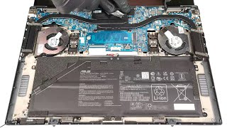 🛠️ How to open ASUS Zenbook DUO UX8406  disassembly and upgrade options [upl. by Miller]