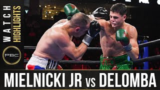 Vito Mielnicki Jr vs Nicholas DeLomba HIGHLIGHTS December 25 2021  PBC on FOX [upl. by Gavette7]