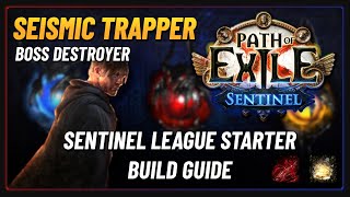 PoE 318  Seismic Trap League Starter Build Guide [upl. by Ackerley8]