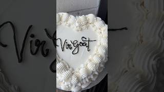 🤍 buttercream virgo zodiac zodiacsigns cake cakeicing cakedecorating [upl. by Leahcimdivad]