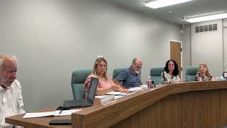 Groveland Township Board Meeting 81224 [upl. by Eissel492]