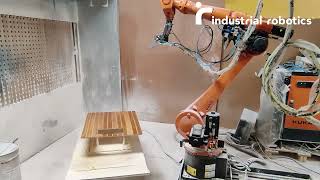 Robotic lacquering  industrial robot RoboSpray [upl. by Aseel]