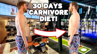 I Survived 30 Days On A Carnivore Diet Insane Results [upl. by Adnertal864]