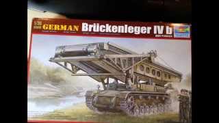 Brückenleger IV b von Trumpeter Unboxing German [upl. by Ketchan289]