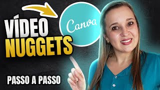 Como Criar Barra de REPRODUÇÃO ANIMADA para Feed do INSTAGRAM Vídeo Nuggets no Canva [upl. by Laurent616]