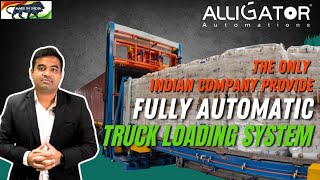 Fully Automatic Truck Loading System by Alligator Automations logistics automation [upl. by Pish388]