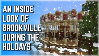 Minecraft City  A Festive Look at Brookville [upl. by Samford800]