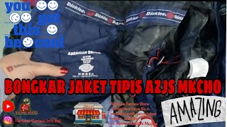 BONGKAR JAKET TIPIS KODE AZJS MKCHO THRIFT JAKET BEKAS [upl. by Abla]