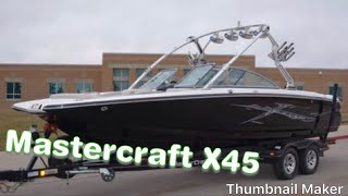 Mastercraft x45 bow interior walk thru tour [upl. by Berriman]